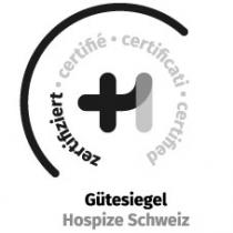 zertifiziert certifié certificati certified Gütesiegel Hospize Schweiz