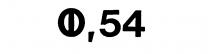 0,54