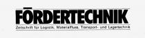 FöRDERTECHNIK Zeitschrift für Logistik, Materialfluss, Transport- und Lagertechnik