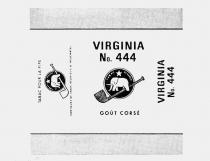 VIRGINIA No. 444 GOûT CORSé TABAC SCHüRCH