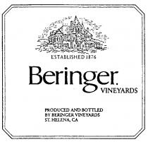 Beringer. VINEYARDS