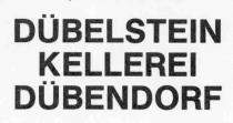 DüBELSTEIN KELLEREI DüBENDORF