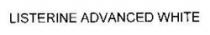 LISTERINE ADVANCED WHITE