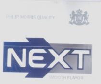 NEXT SMOOTH FLAVOR PHILIP MORRIS QUALITY