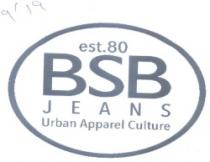 est.80 BSB J E A N S Urban Apparel Culture