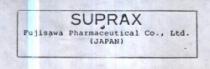 SUPRAX +-FUJISA WAPHARMA CEUTUIAL CO LTD