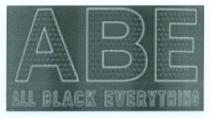A B E ALL BLACK EVERTTHING