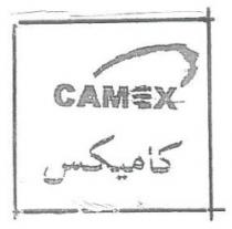 العلامة عبارة عن كلمة كاميكس CAMEX