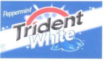 TRIDENT WHITE PEPPERMINT