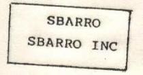 SBARRO