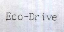 ECO DRIVE