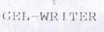 GEL - WRITER