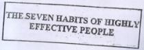 THE SEVEN HABITS OF HIGHLY EFFECTIVE PEOPLE