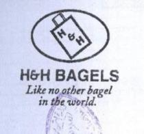 like no other bagel in the world H&H BAGELS