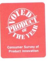 VOTED PRODUCT OF THE YEAR