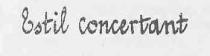 ESTIL CONCERTANT