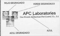 APC LABORATORIES UNA DIVISION DE AMERICAN PEST CONTROL, CO., S.A.
