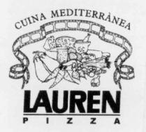 CUINA MEDITERRANEA LAUREN PIZZA