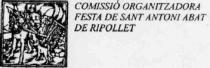 COMISSIO ORGANITZADORA FESTA DE SANT ANTONI ABAT DE RIPOLLET