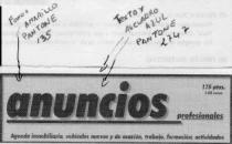 ANUNCIOS PROFESIONALES AGENDA INMOBILIARIA, VEHICULOS NUEVOS Y DE OCASION, TRABAJO, FORMACION, ACTIVIDADES