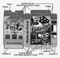 C COLA CAO BOLAS DE CEREAL DOBLE DESAYUNO BOLAS DE CEREAL COLA CAO BOLAS DE CEREAL DOBLE DESAYUNO TRIGO Y MAIZ COLA CAO Y VITAMINAS A,C, B1,B12.