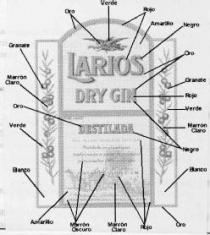 LARIOS DRY GIN DESTILADA