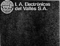ELVA I.A.ELECTRONICAS DEL VALLES S.A.