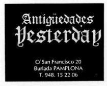 ANTIGUEDADES YESTERDAY