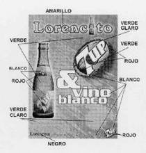 LORENCITO 7UP & VINO BLANCO