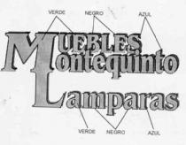 MUEBLES MONTEQUINTO LAMPARAS