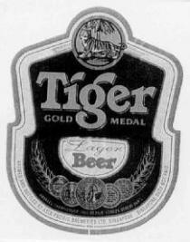 TIGER GOLD MEDAL LAGER BEER