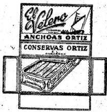 EL VELERO ANCHOAS ORTIZ CONSERVAS ORTIZ S.L. ONDARROA