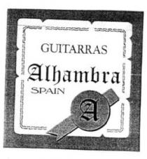 GUITARRAS ALHAMBRA SPAIN A