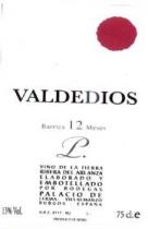 VALDEDIOS BARRICA 12 MESES. L. VINO DE LA TIERRA RIBERA DEL ARLANZA ELABORADO Y EMBOTELLADO POR BODEGAS PALACIO DE LERMA. VILLALMANZO BURGOS - ESPAÑA