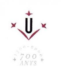 U 1300-2000 700 ANYS
