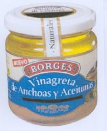 BORGES VINAGRETA DE ANCHOAS Y ACEITUNAS