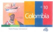 E10 EXPRESATE CON COLOMBIA LLAMA A LOS TUYOS ETB TARJETA PREPAGO INTERNACIONAL