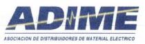 ADIME ASOCIACION DE DISTRIBUIDORES DE MATERIAL ELECTRICO