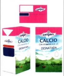 CELGAN CALCIO CON VITAMINAS A, D3 Y E, DESNATADA