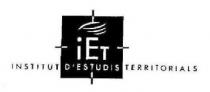 IET INSTITUT D'ESTUDIS TERRITORIALS