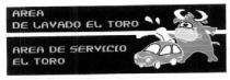 AREA DE LAVADO EL TORO AREA DE SERVICIO EL TORO