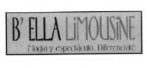 B'ELLA LIMOUSINE MAGIA Y ESPECTACULO. DIFERENCIATE