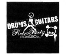 DRUMS GUITARS RETRO PARTY