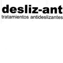DESLIZ-ANT TRATAMIENTOS ANTIDESLIZANTES