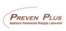 PREVEN PLUS AUDITORIA PREVENCION RIESGOS LABORALES