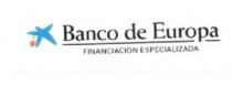 BANCO DE EUROPA FINANCIACION ESPECIALIZADA