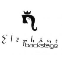 ELEPHANT BACKSTAGE