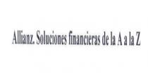 ALLIANZ. SOLUCIONES FINANCIERAS DE LA A A LA Z