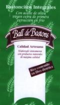 BASTONCITOS INTEGRALES CON ACEITE DE OLIVA VIRGEN EXTRA DE PRIMERA EXT RACCION EN FRIO BALL DE BASTONS CALIDAD ARTESANA ELABORADO UNICAMENTE CON PRODUCTOS NATURALES DE MAXIMA CALIDAD RICO CONTENIDO EN FIBRA DIETETICA