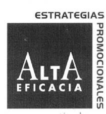ESTRATEGIAS PROMOCIONALES ALTA EFICACIA